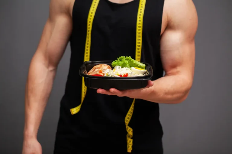 closeup of a man holding a box full of protein ric 2023 11 27 05 09 04 utc